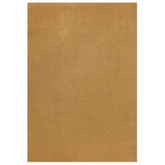 Classic Solid Wool Rug Ochre