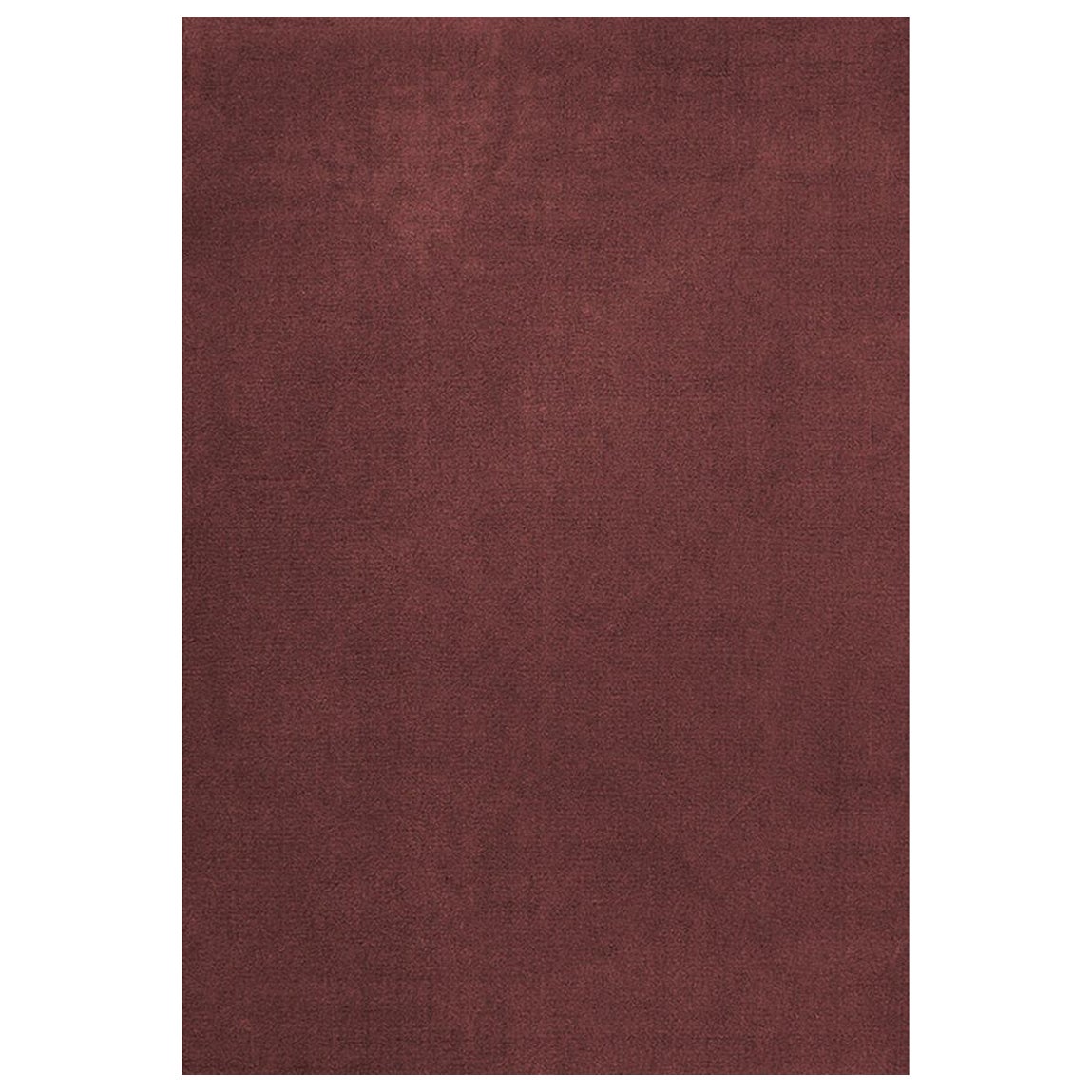 Tappeto Classico in Lana Solida Rosso Rubino