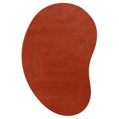 Tapis Residue rouge tomate