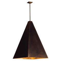 Daymark Pendant — Large — Patinated Brass — Made in Britain