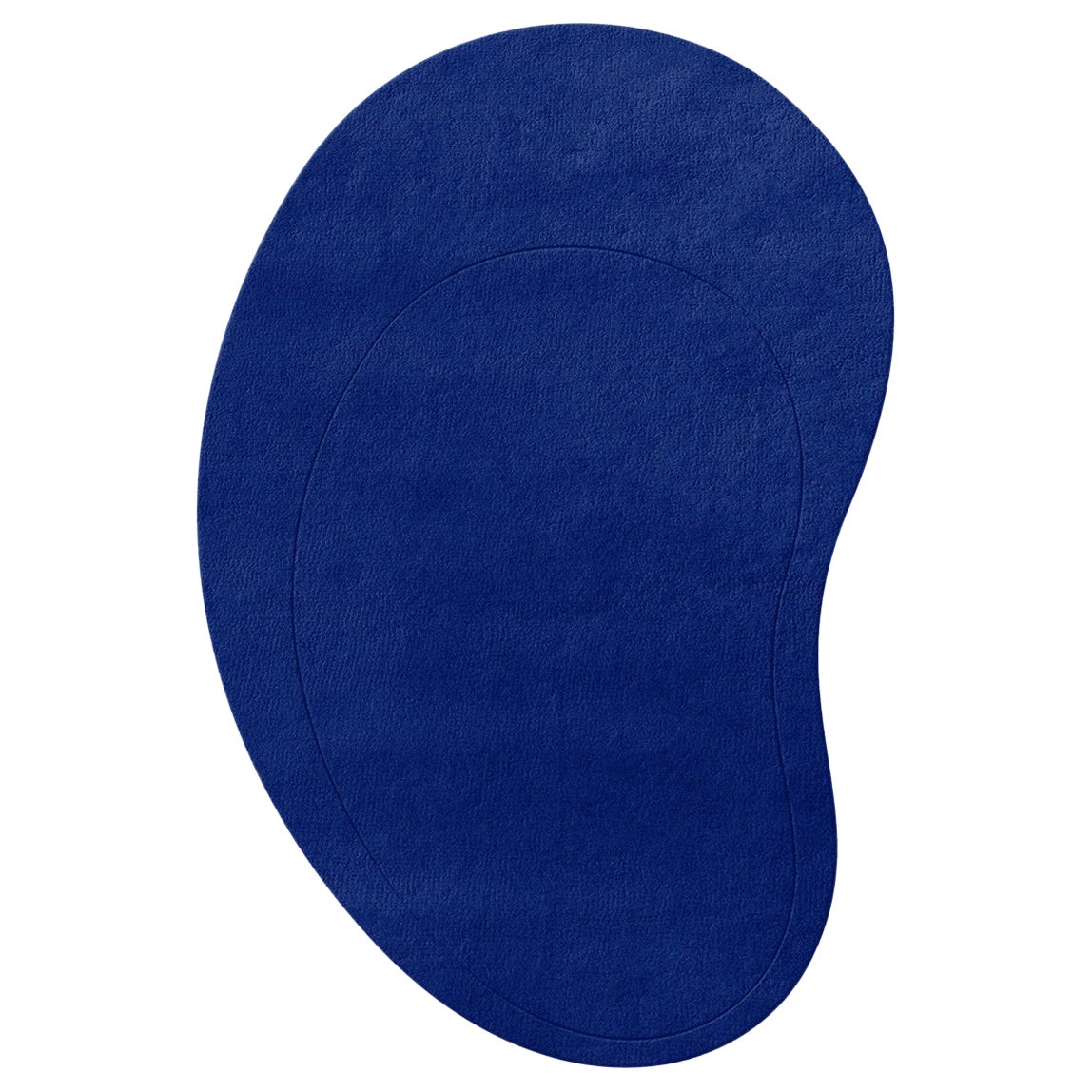 Residue Wool Rug Cobalt