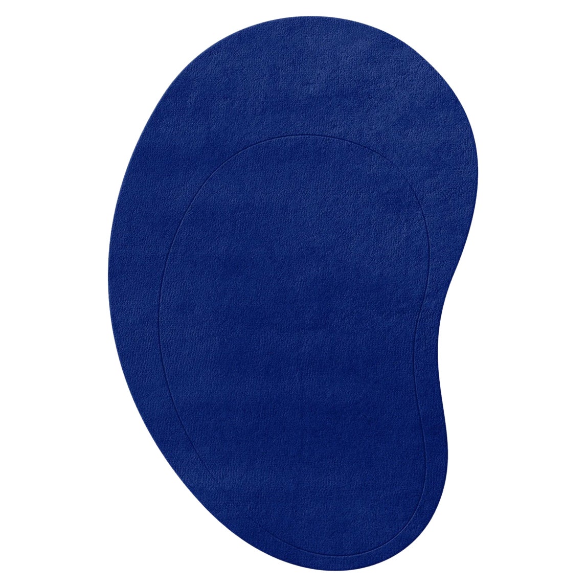 Residue Wool Rug Cobalt