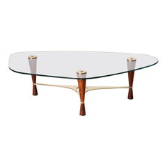 Mesa baja asimétrica Edward Wormley para Dunbar Model 5309