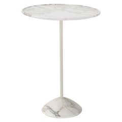 Tavolino contemporaneo 'Clessidra' T512, Marmo Arabescato Bianco