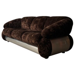 Dreisitzer-Sofa entworfen von Adriano Piazzesi, Italien, 1970er Jahre