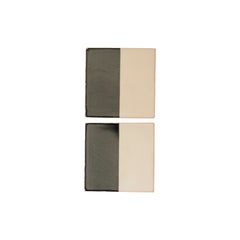 Dekorative Wandleuchte aus grauer Keramik von Tiles Line by Violaine d'Harcourt