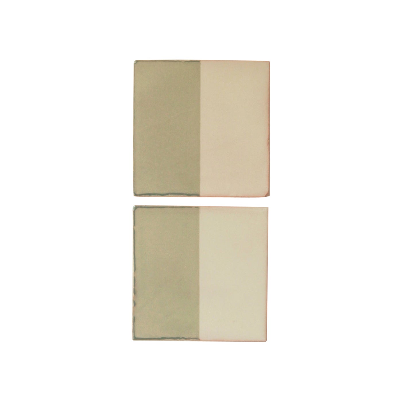 Tiles Line Green Ceramic Decorative Wall Lamp by Violaine d'Harcourt