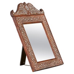 A Hoshiarpur Indian Inlaid Dressing Mirror