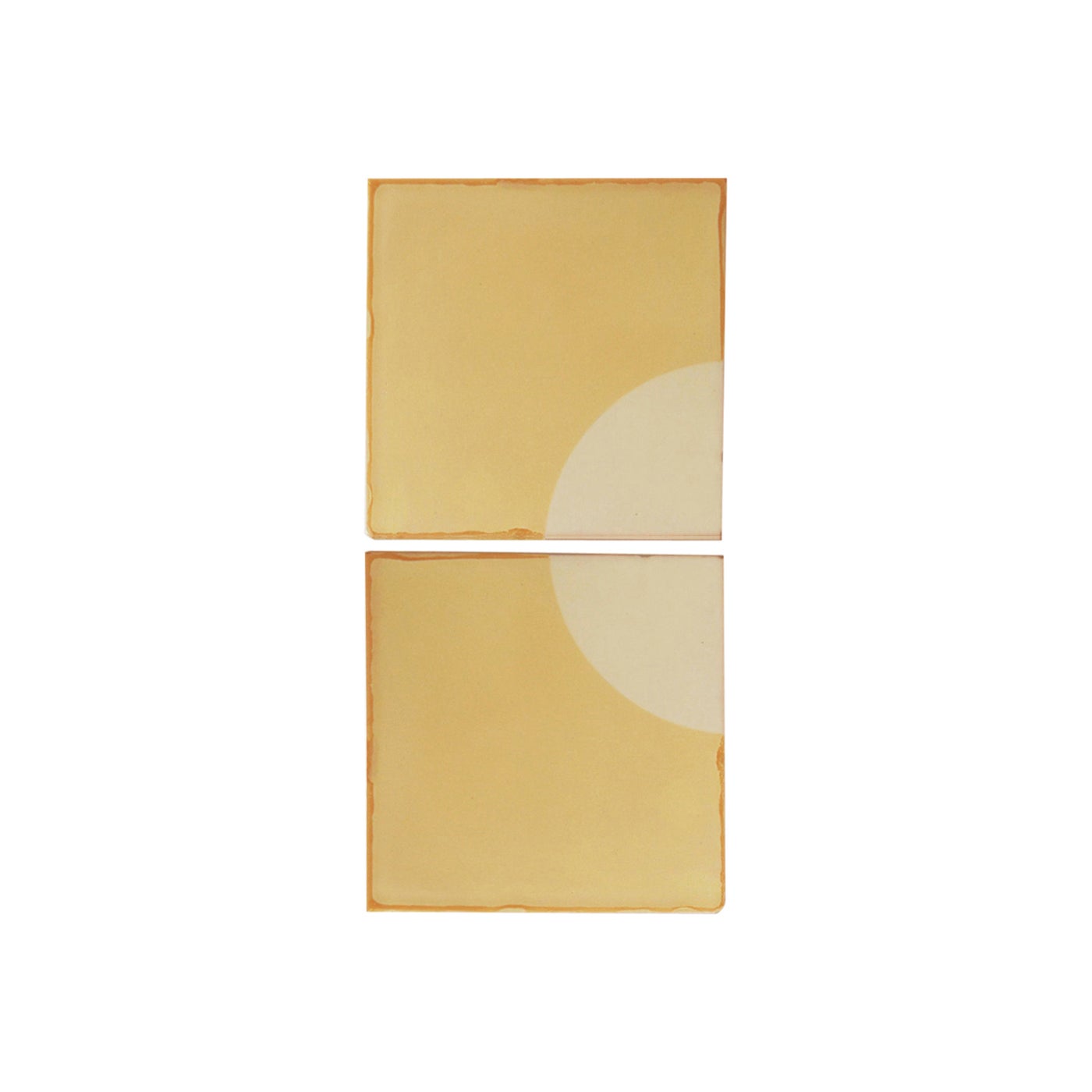 Lampe murale décorative jaune lune de Violaine d'Harcourt