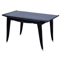 Black Lacquer Art Deco Style Coffee Table