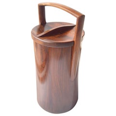 Rosewood, Palisander Tall, Ice Bucket by Jens Quistgaard for Dansk, Stamped