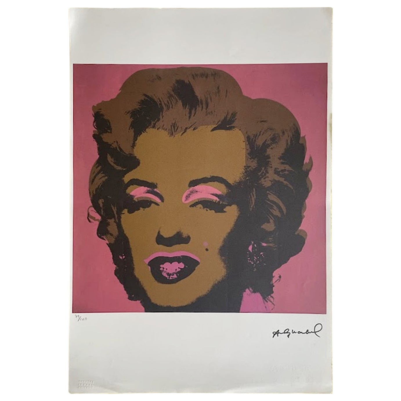 Andy Warhol Marilyn Monroe Litografia della Leo Castelli Gallery in vendita