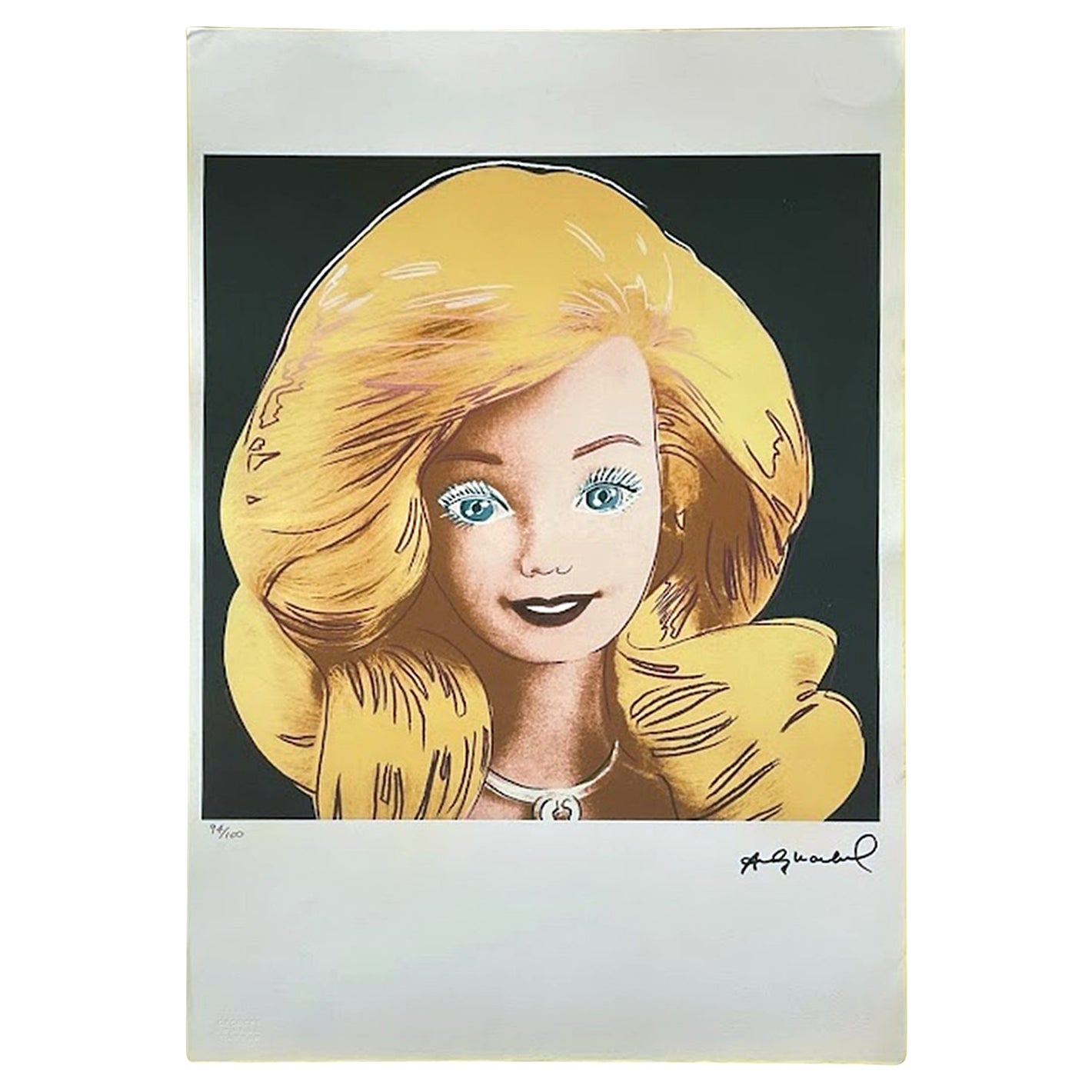 Litografia di Andy Warhol Barbie da Leo Castelli Gallery
