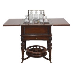 Mueble sorpresa de caoba para bebidas