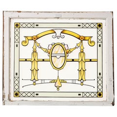 Vidriera antigua Art Nouveau