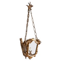 Nineteenth Century Continental Gilt Brass Lantern