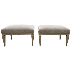 Pair Of French Louis XVI Style Benches