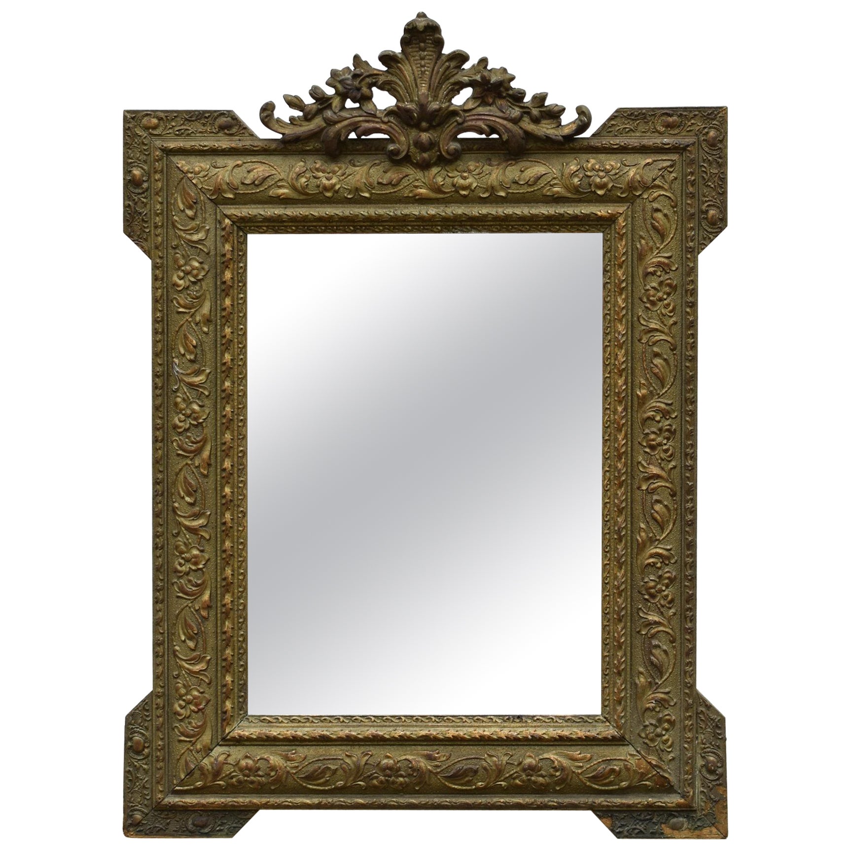 French Giltwood Mirror Napoleon III Second Empire
