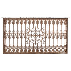 19th Century French Wrought Iron Console