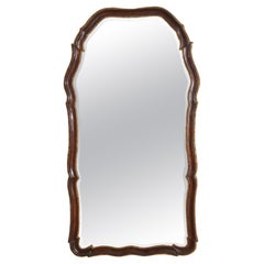Italian, Venetian, Shaped Walnut and Giltwood Mirror, 3rd quarter 18th century