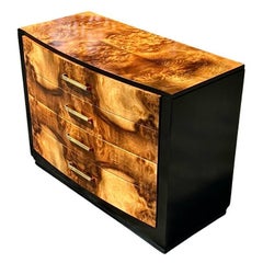 Exquise commode Art déco en noyer noir par Donald Deskey pour Widdicomb, c 1935