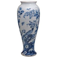 English Pottery Delftware Vase Liverpool Delftworks, Antique Period