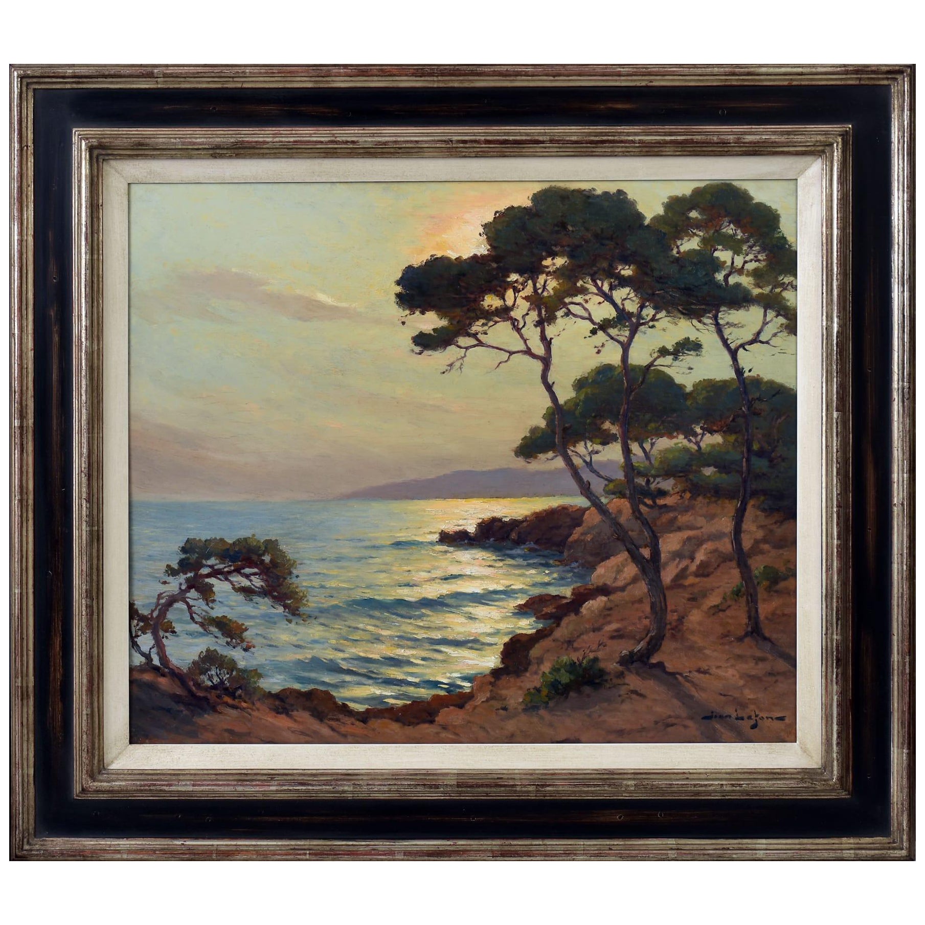 Early 20th-Century French Impressionism, Jean Lafon, Red Rocks of Côte d’Azur
