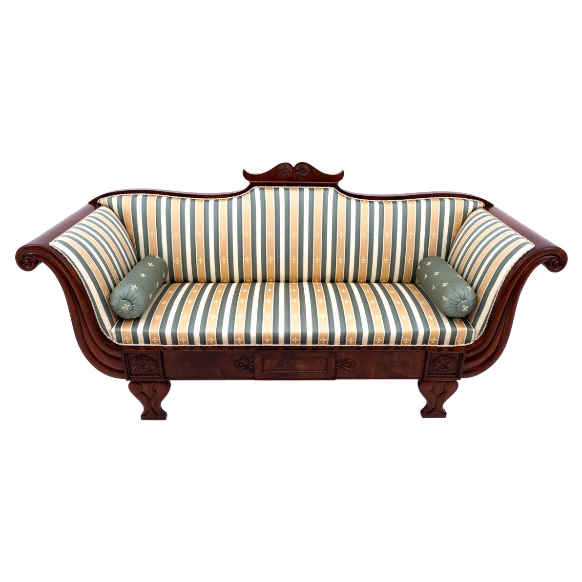 Biedermeier sofa, Northern Europe, circa 1860.