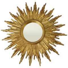 Deknudt Gold Sunburst Mirror Sun Mirror Flat Mirror
