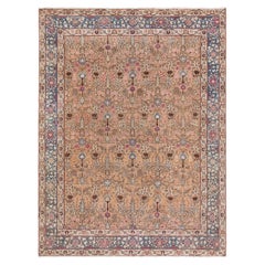 Doris Leslie Blau Terracotta Antique Persian Tabriz Rug
