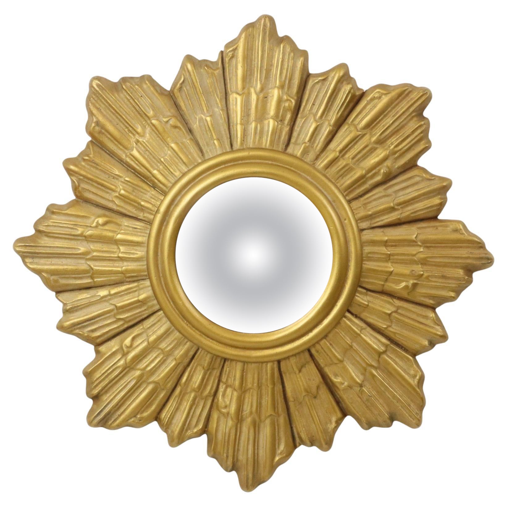 Golden Sun Mirror Gips Sunburst Spiegel konvex 48cm