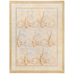 Doris Leslie Blau Alfombra de lana española de diseño animal vintage hecha a mano
