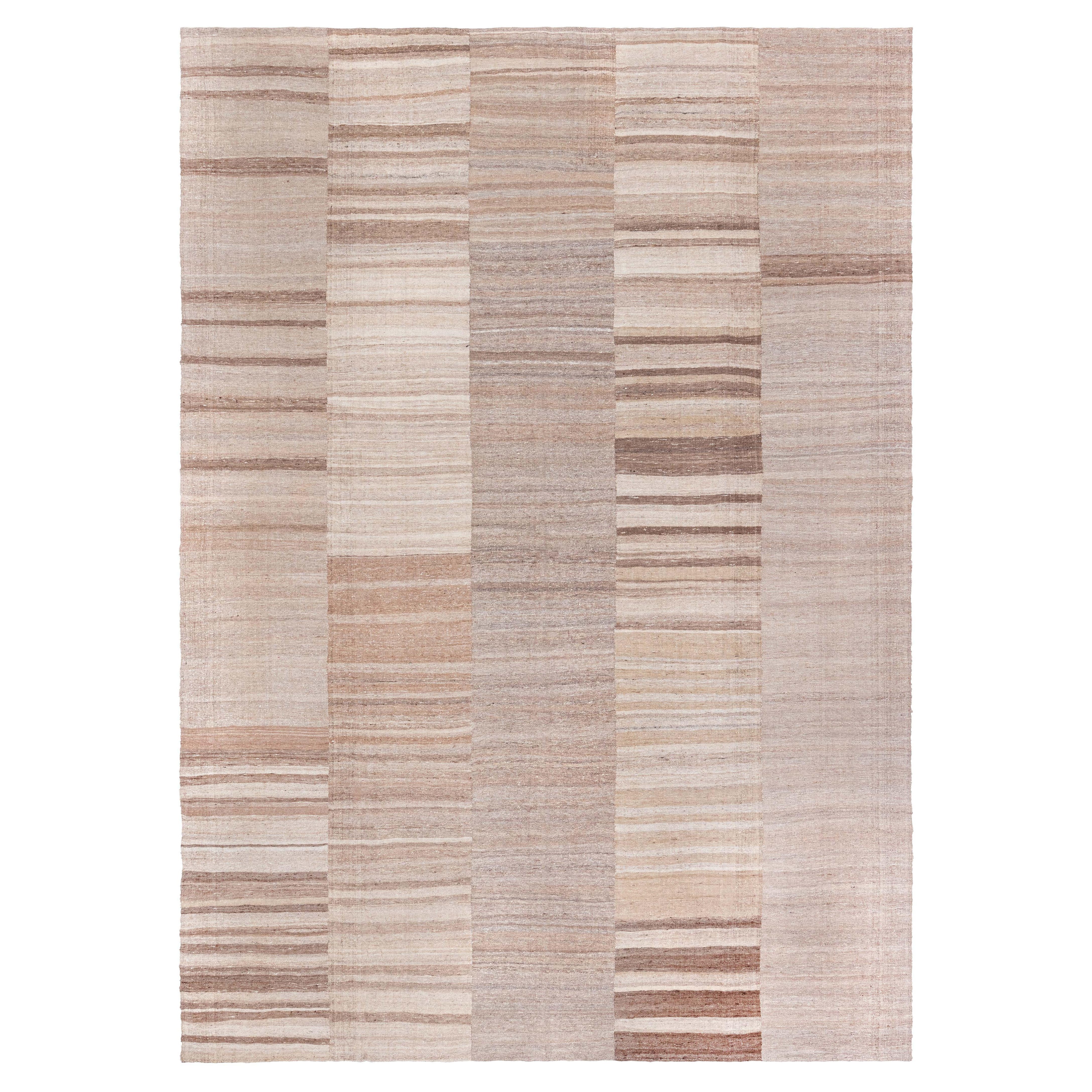 Midcentury Persian Kilim Rug Doris Leslie Blau For Sale