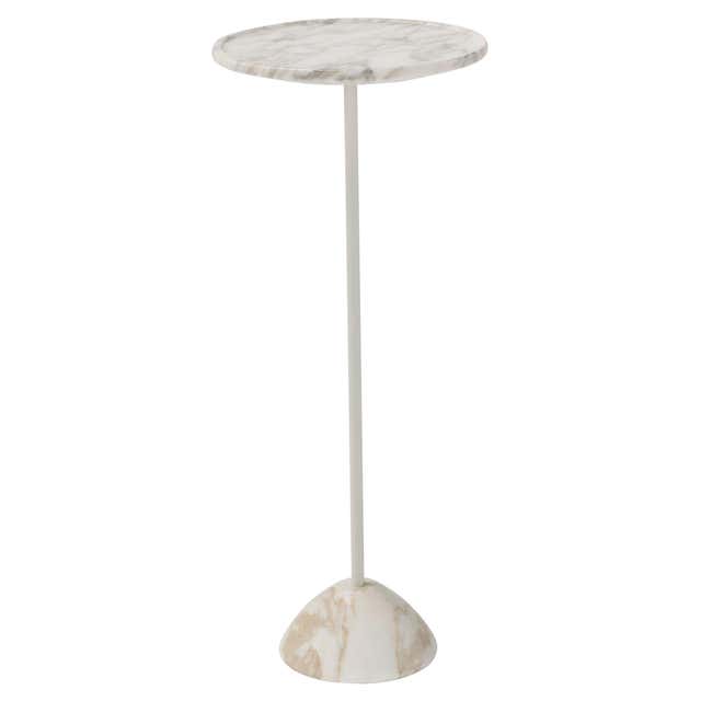 Calacatta Marble Side Table 'BOND" For Sale at 1stDibs
