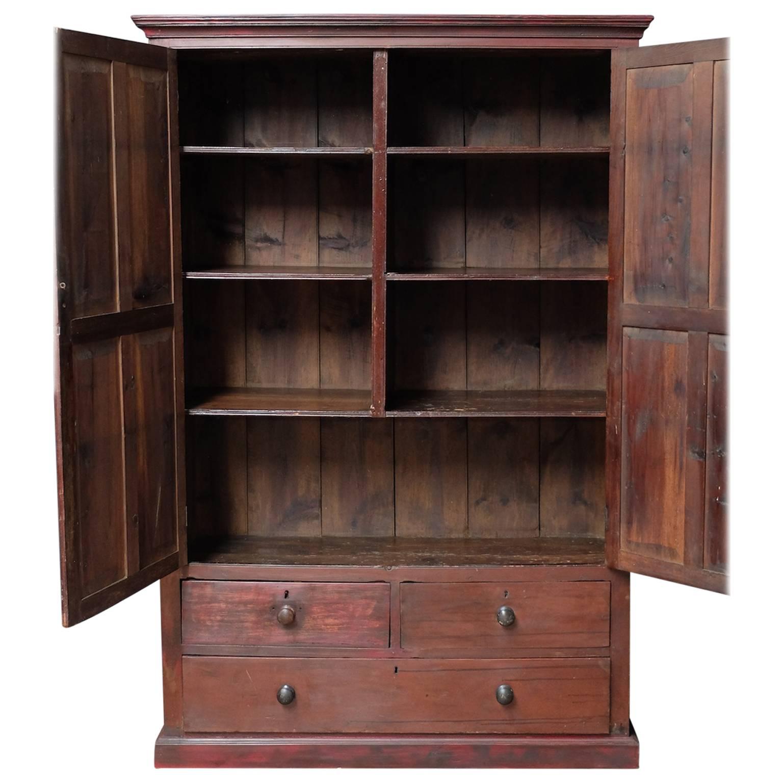 Painted Pine Irish Cupboard