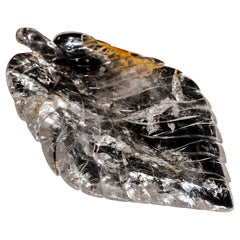 Hand-Carved Clear Quartz Crystal Bowl