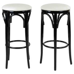 Pair of Stools Art Deco Style, italy, 1970s