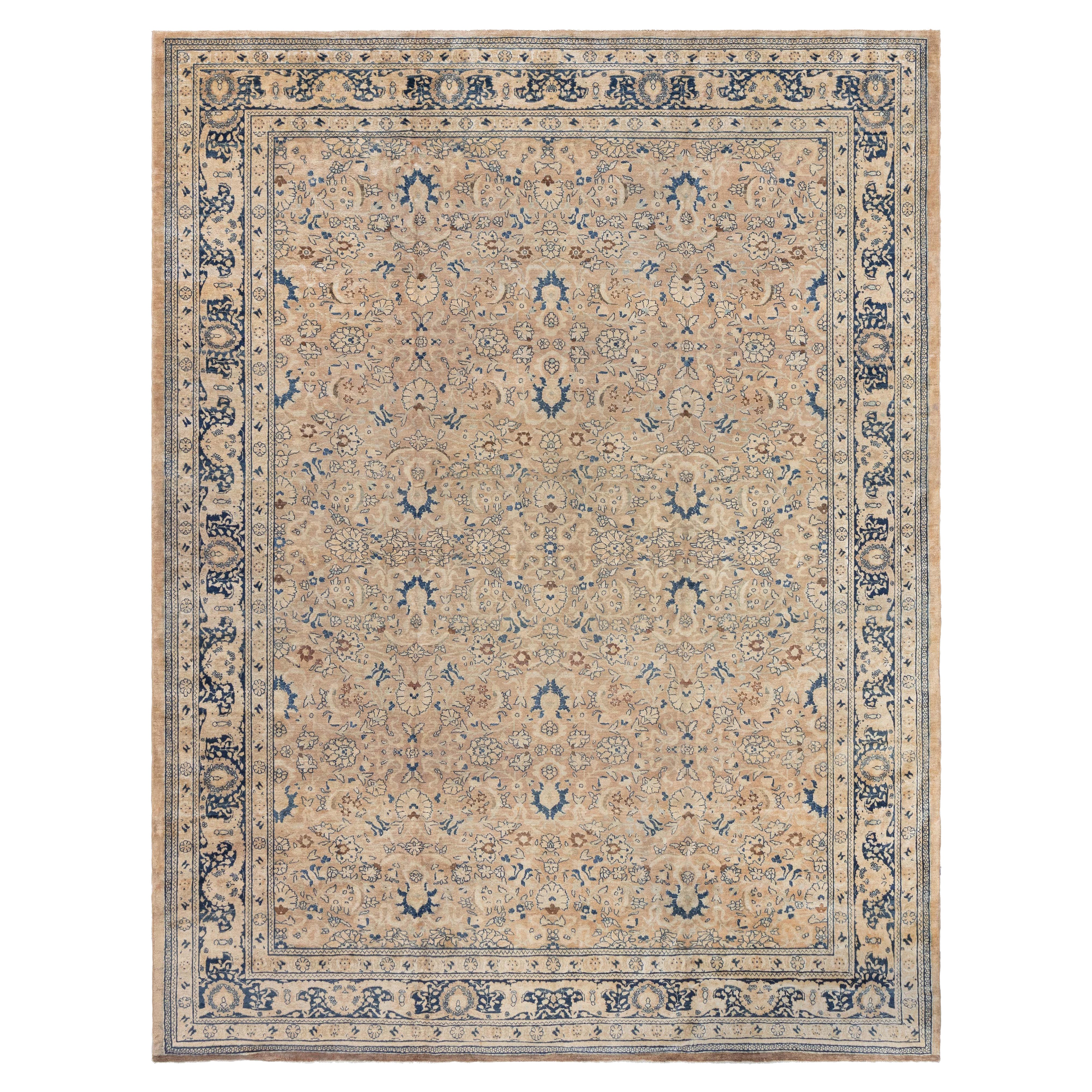 Tapis persan de Tabriz du 19ème siècle fait à la main Doris Leslie Blau