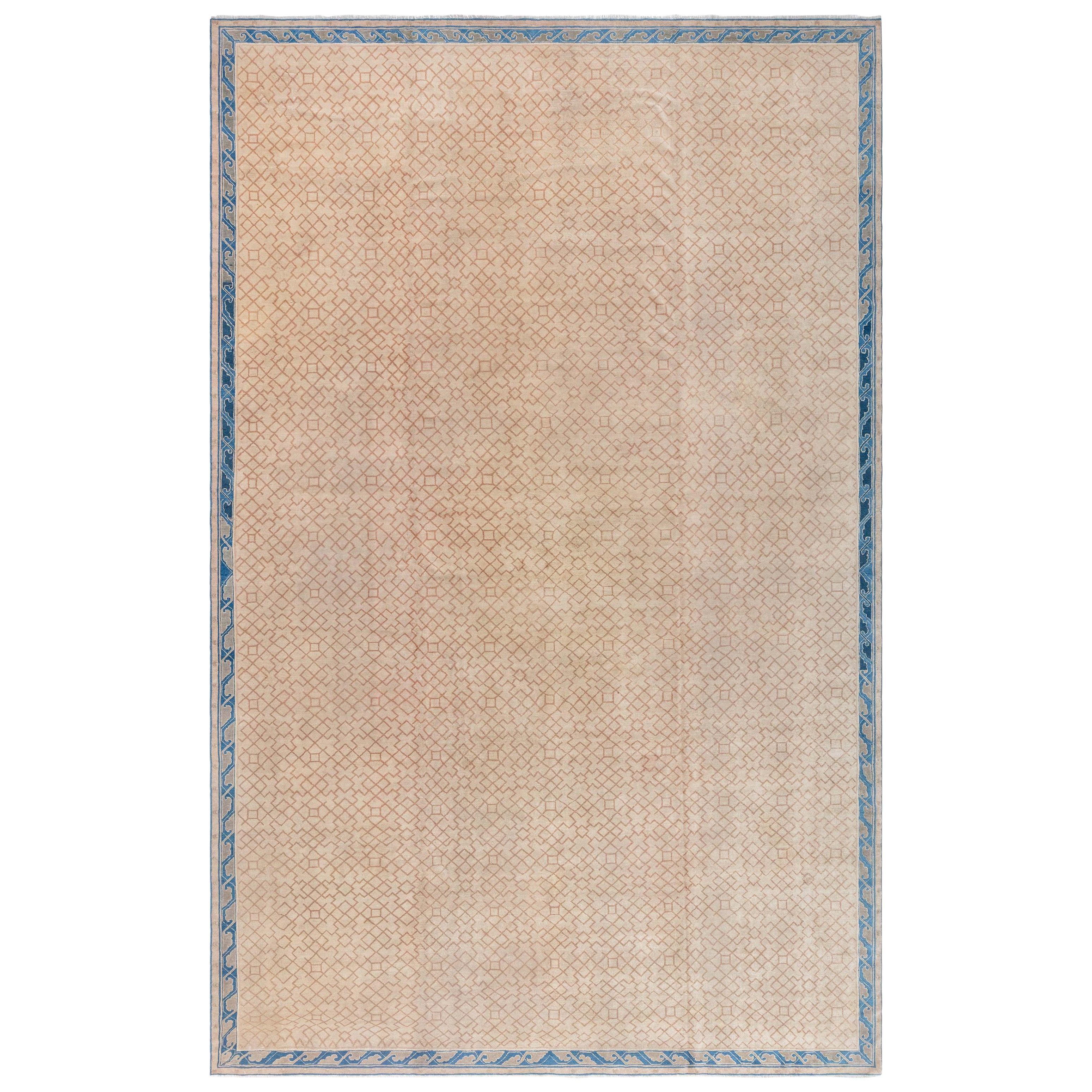 Doris Leslie Blau Antique Rugs by Doris Leslie Blau Antique Geometric Chinese Rugs en vente