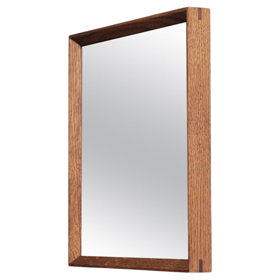Specchio con cornice in Wood, quadrato 40x40 cm - REGULAR