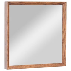 Square Oak-Framed Mirror – REGULAR Series (40x40 cm)