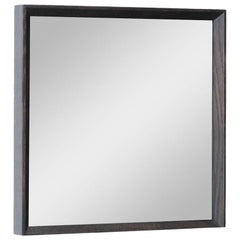 Square Oak-Framed Mirror – REGULAR Series (40x40 cm)
