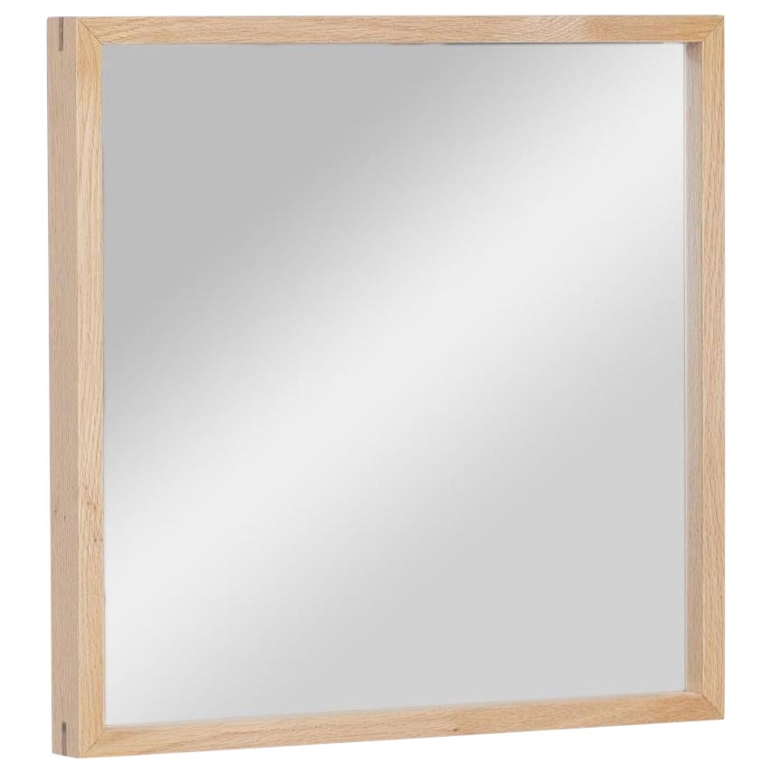 Miroir encadré Wood, carré 40x40 cm - EDGE