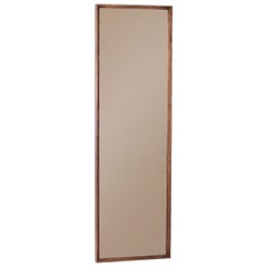 Long Bronze Mirror with Wooden Frame – REGULAR