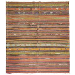 Vintage Turkish Kilim Flat-Weave 2