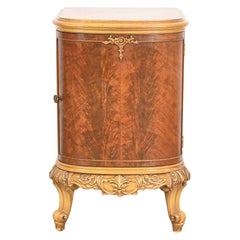 Romweber Style French Provincial Louis XV Flame Mahogany Nightstand