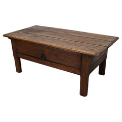 Spanish 18th Century Farmhouse Rustic Chestnut Coffee Table
