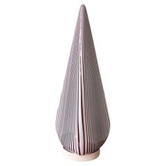 Lino Taglapietra Pyramid Table Lamp by Effetre 1980’s Italy