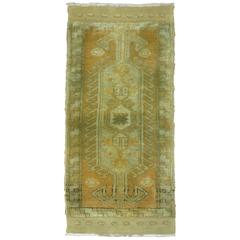 Vintage Turkish Oushak Yastik Rug