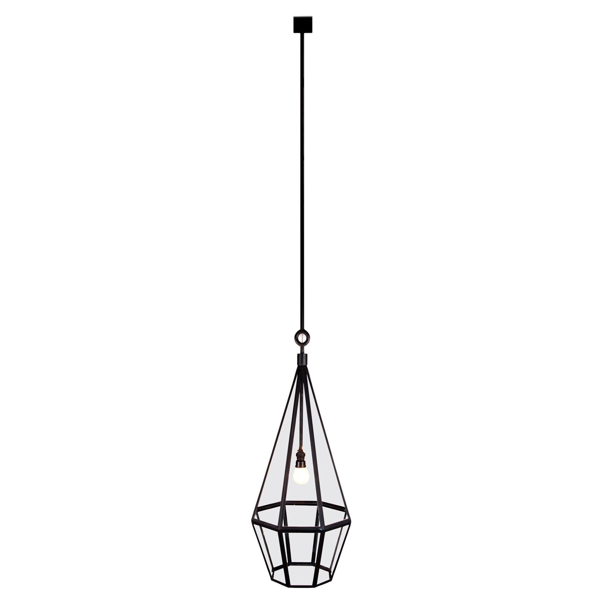 Modern Octapyramid Lantern Pendant
